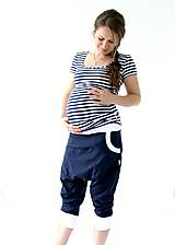 Tehotenské oblečenie - Tehotenské - turecké - jóga kraťasy - 76 farieb - 9696095_