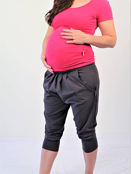 Tehotenské - turecké - jóga kraťasy, výber farieb, veľ XS - M