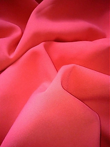 Textil - Lososovo červená kostýmovka - 9696792_