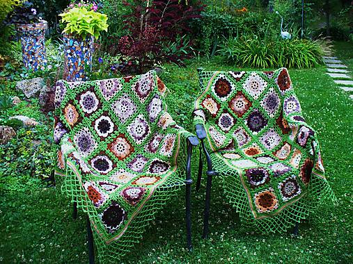 Úžitkový textil - Poľovnícke sedenie, deka - 9696949_