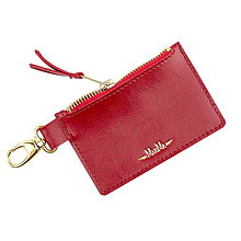 Peňaženky - Kožená mini peňaženka MARATHON (Červená) - 9701047_