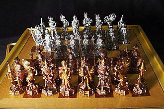 Sochy - Kráľovské šachové figúry - malé - 9699843_