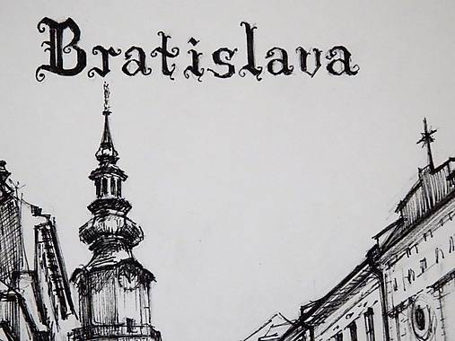 Bratislava - sada obrázkov A4 (10ks)