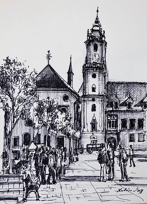 Bratislava - sada obrázkov A4 (10ks)
