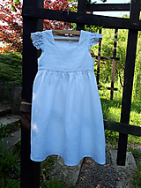 Detské oblečenie - Ľanové šatôčky Liliana (116) - 9704082_