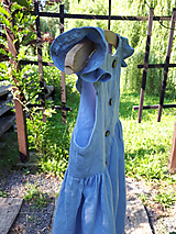 Detské oblečenie - Ľanové šatôčky Amélia (110) - 9704107_