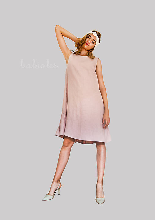Šaty - Robe de Lin III - 100% ľan - 9706780_