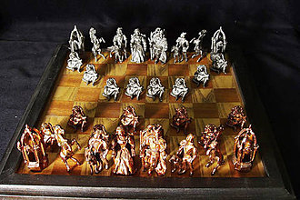 Sochy - Sediaci šachové figúry - 9707626_