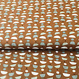 Textil - čokoládka, 100 % bavlna Francúzsko, šírka 160 cm - 9711423_