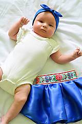 Detské oblečenie - Detská saténová sukňa  (Obvod pásu do 60cm, dĺžka do 30cm) - 9710580_