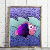 Grafika - Ako ryba vo vode na papieri - 9718364_