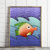 Grafika - Ako ryba vo vode na papieri - 9718382_