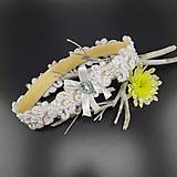 Spodná bielizeň - Wedding Lace Collection ... podvazek - 9721708_