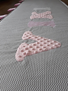 Úžitkový textil - Zástena za posteľ s menom - 9721802_