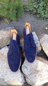 Pánske oblečenie - Hand made pánské kožené topánky - 9723239_