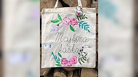 Nákupné tašky - ♥ Plátená, ručne maľovaná taška ♥ (OT2) - 9721289_