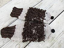 Ponožky, pančuchy, obuv - ponožky ježkovia - 9725066_