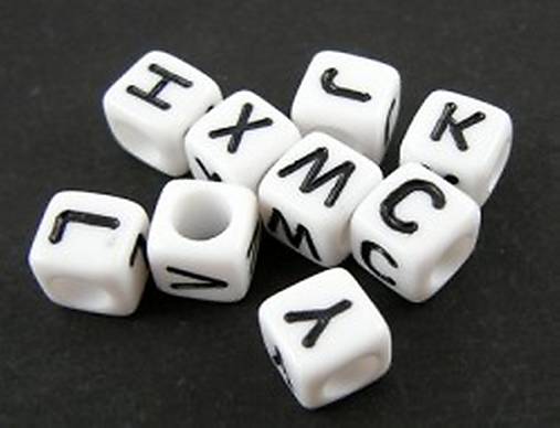 Písmenko kocka - celá abeceda  (Písmenko "K")