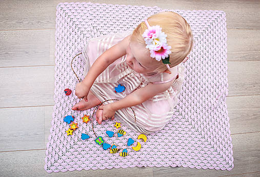 Hračky - Korálky na navliekanie OBLOHA - 9728670_