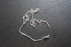 Komponenty - Retiazka na náhrdelník 1 - stainless steel - - 9726432_