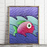 Grafika - Ako ryba vo vode na papieri - 9726378_