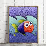 Grafika - Ako ryba vo vode na papieri - 9726380_