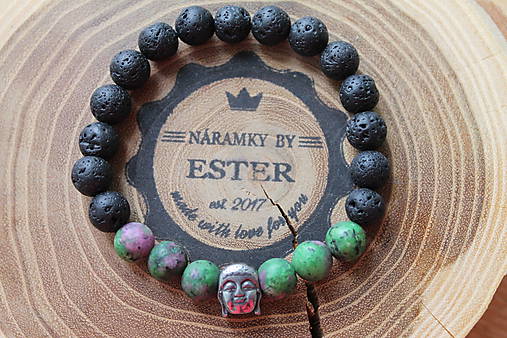 Náramky - See the passion_Buddha náramok - 9729550_