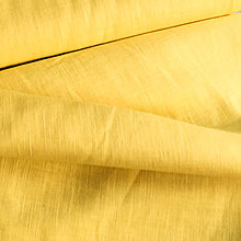 Textil - (12) 100 % predpraný mäkčený ľan žltý, šírka 135 cm - 9732388_