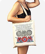 Nákupné tašky - Bavlnená taška Tri obdobia kvetu - 9739491_