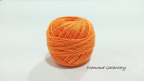 Galantéria - Perlovka - 218 - Svetlá oranžová - 9747122_