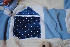 Detský textil - Domčeková modrá - 9745588_