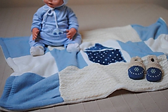 Detský textil - Domčeková modrá - 9745591_