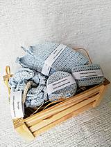 Úžitkový textil - Háčkovaný kúpeľňový set zo 100 % organickej bavlny - 9748290_