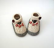 Detské topánky - Sandálky z alpaky - 9749475_