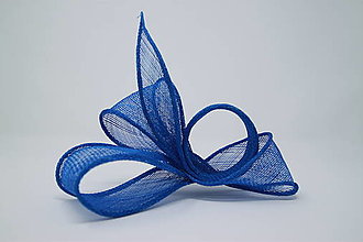 Ozdoby do vlasov - Svadobný fascinátor modrý - 9748973_