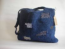 Veľké tašky - Modrý Mondrian - 9747557_