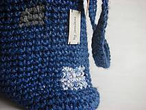 Veľké tašky - Modrý Mondrian - 9747558_