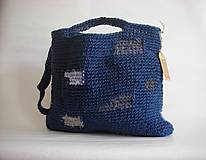 Veľké tašky - Modrý Mondrian - 9747559_