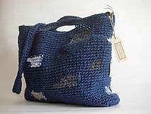 Veľké tašky - Modrý Mondrian - 9747560_