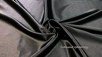 Textil - Satén čierny - 9754904_