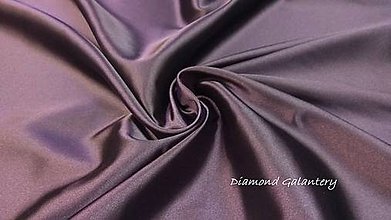 Textil - Satén tmavo fialový - 9754969_
