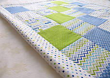 Detský textil - farebný svet... (cca 65 x 90 cm - Modrá) - 9754320_