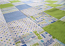 Detský textil - farebný svet... (cca 65 x 90 cm - Modrá) - 9754321_