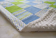 Detský textil - farebný svet... (cca 65 x 90 cm - Modrá) - 9754322_