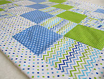 Detský textil - farebný svet... (cca 65 x 90 cm - Modrá) - 9754324_
