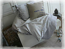 Úžitkový textil - lněné povlečení kolekce COASTAL decor - 9758798_