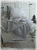 Úžitkový textil - lněné povlečení kolekce COASTAL decor - 9758801_