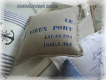Úžitkový textil - Lněné povlaky kolekce COASTAL decor - 9758811_