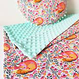 Detský textil - ZLAVA!detská deka zasnívané líšky - 9761425_