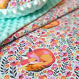 Detský textil - ZLAVA!detská deka zasnívané líšky - 9761435_